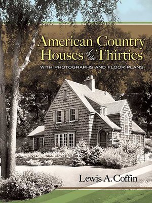 cover image of American Country Houses of the Thirties